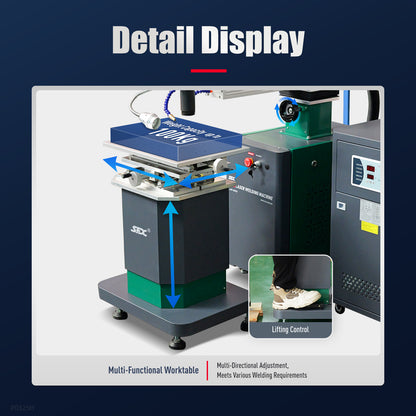 ZAC 200W 400W Mold Laser Welding Machine Mold Repair Laser Welder for Porosity Edge Breakag Overcut Processing