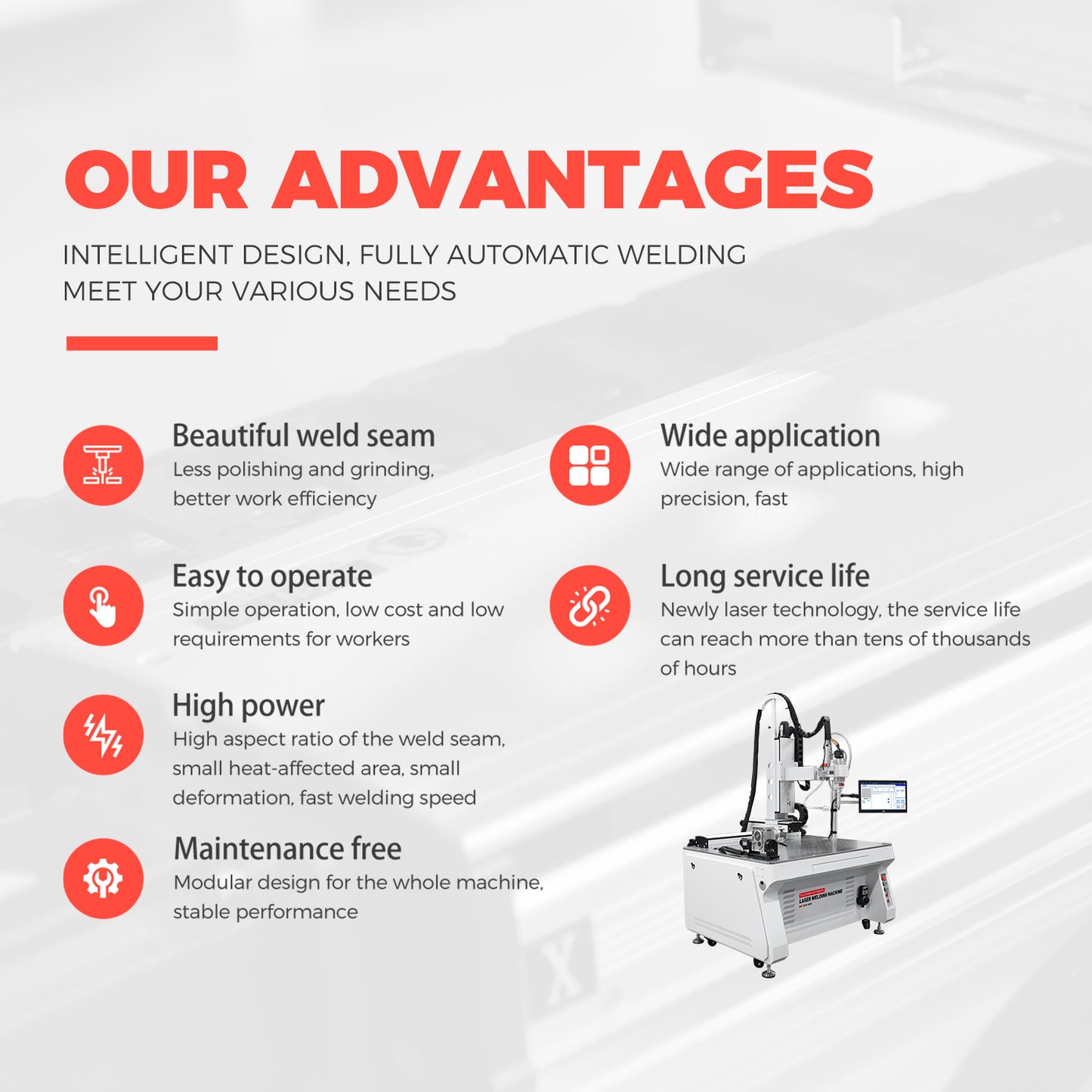 ZAC Laser 1500W 2000W 3000W Platform Laser Welding Machine Automatic Laser Welder