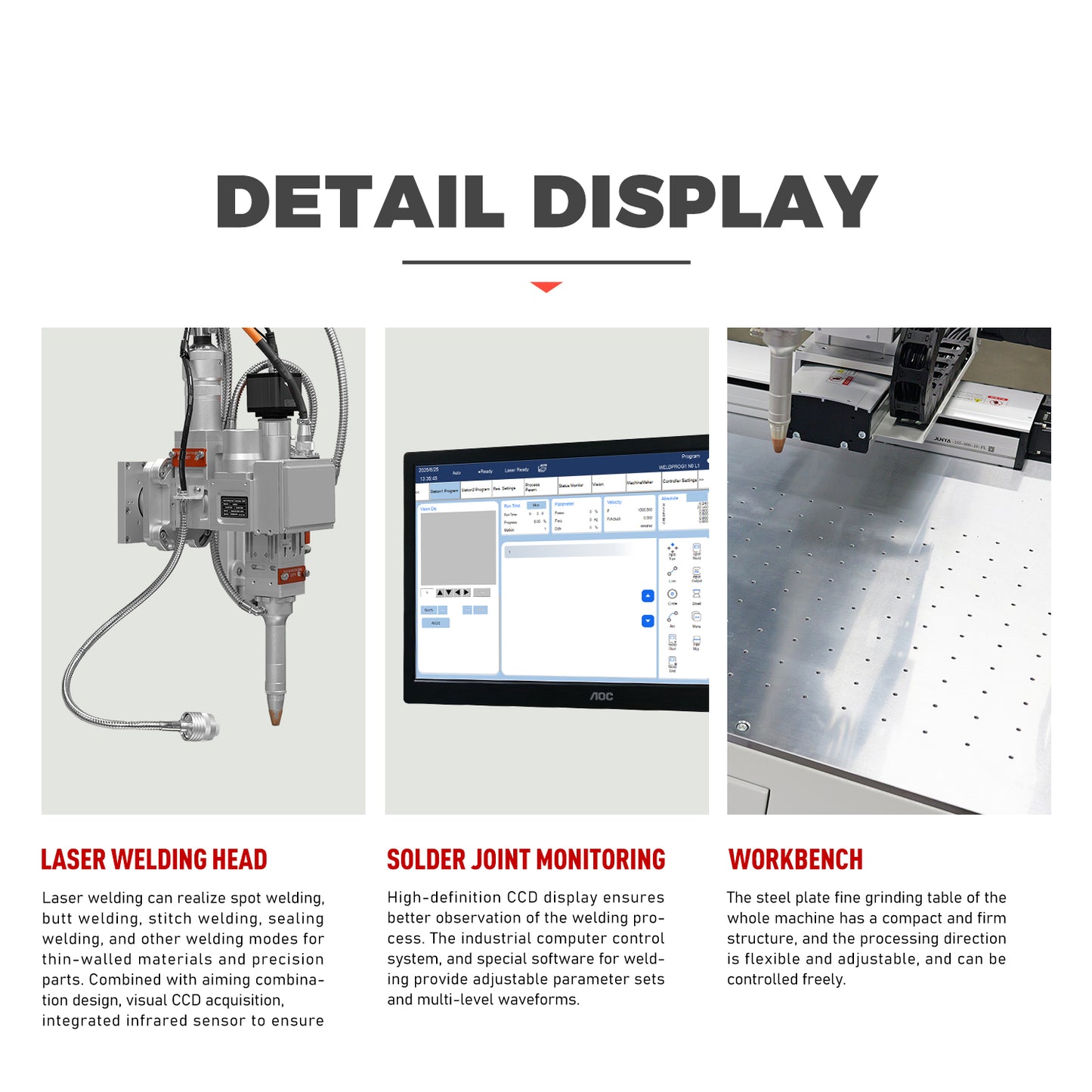 ZAC Laser 1500W 2000W 3000W Platform Laser Welding Machine Automatic Laser Welder