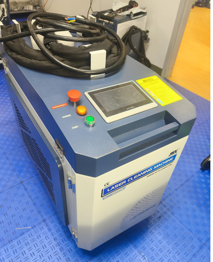 Used ZAC 2000W Laser Cleaning Machine 270*60mm Wide Scan Width Laser Cleaner for Metal Rust Coating Painting (Double Wobble)
