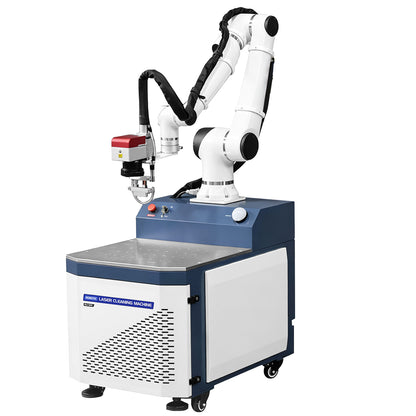 ZAC Robotic Laser Cleaning Machine 6-Axis Automatic Laser Rust Paint Remover for Heavy Castings Rail Transit Components Rubber Injection Molds