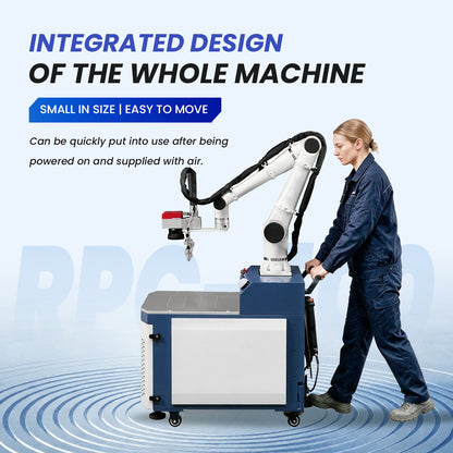 ZAC Robotic Laser Cleaning Machine 6-Axis Automatic Laser Rust Paint Remover for Heavy Castings Rail Transit Components Rubber Injection Molds