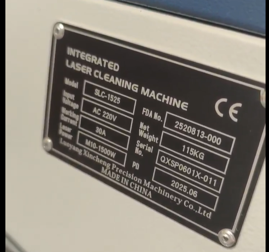 USA-ZAC 2000W 3000W Laser Cleaning Machine 250mm-400mm Wide Scan Width Laser Cleaner for Metal Rust Coating Painting（90% New）