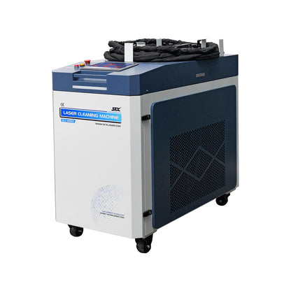 ZAC 1500W 2000W 3000W 6000W Laser Cleaning Machine 250mm-500mm Wide Scan Width Laser Cleaner for Metal Rust Coating Painting