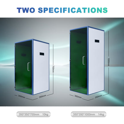 ZAC Safety Enclosure Protective Cover Compatible with Fiber Laser Marking Machine Laser Radiation Shield  Eye Protective Shield Cover