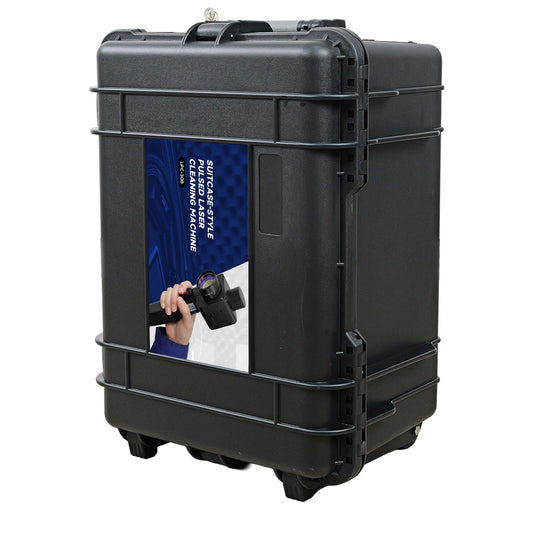 ZAC 300W 500W Trolley-Type Laser Cleaning Machine for Wood Ultra-light Laser Rust Paint Coating Remover AC110~ 220V Air Cooled Pulsed Laser Cleaner with IoT Control