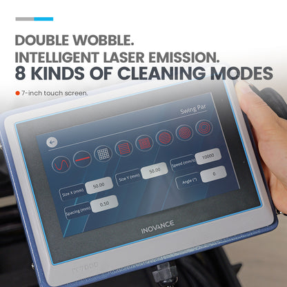 ZAC 300W 500W Trolley-Type Laser Cleaning Machine for Wood Ultra-light Laser Rust Paint Coating Remover AC110~ 220V Air Cooled Pulsed Laser Cleaner with IoT Control