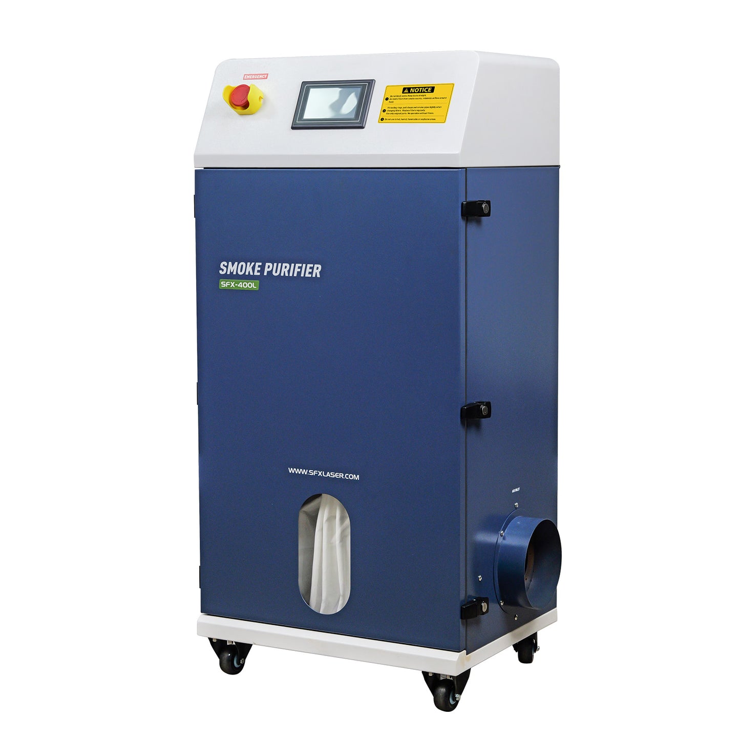 ZAC Smoke Purifier 600W Laser Fume Extractor Solder Smoke Absorber for Laser Marking Engraving Cutting Welding Machine