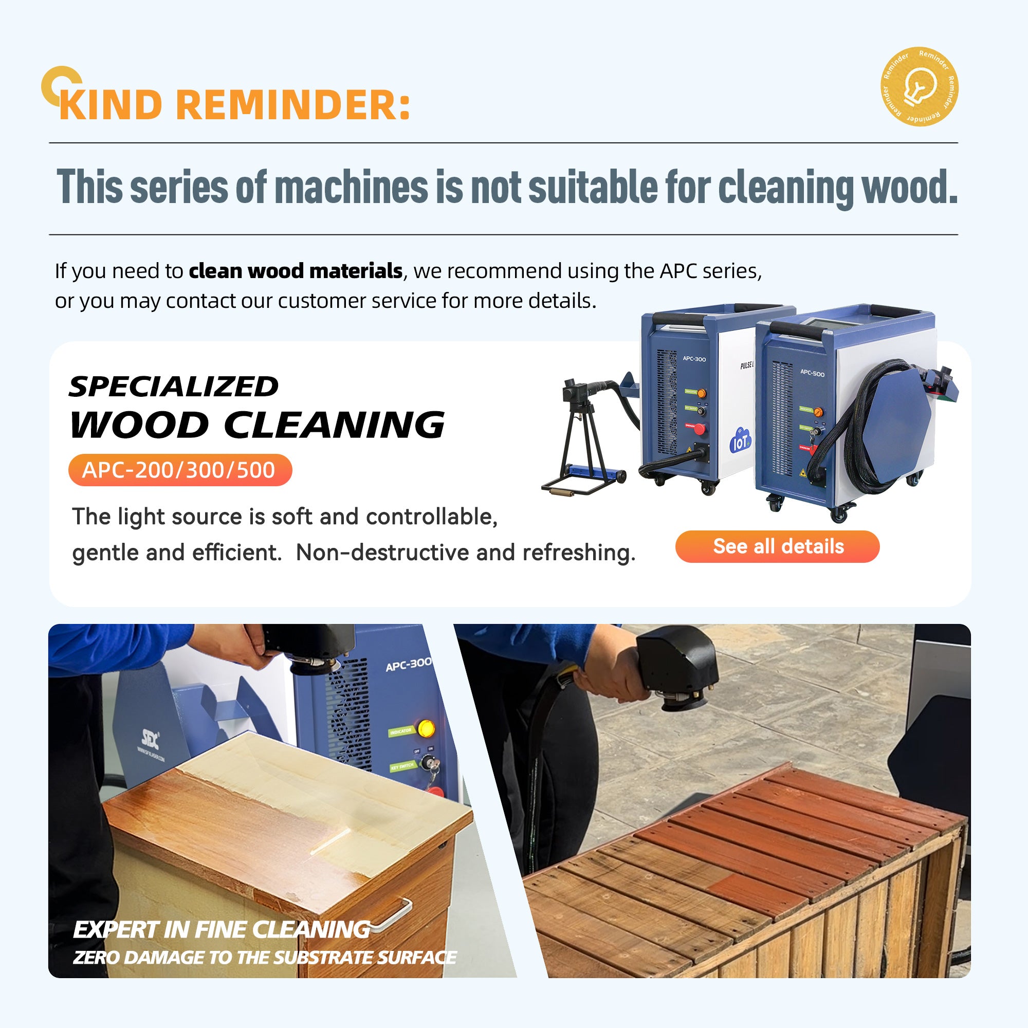 ZAC Handheld Laser Rust Removal MAX 1500W/2000W/3000W for Metal