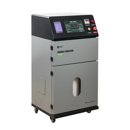 ZAC Smoke Purifier 1200W Laser Solder Fume Extractor Automatic Pulse Jet Cleaning  Smoke Absorber for Laser Marker Engraver Cutter Welder