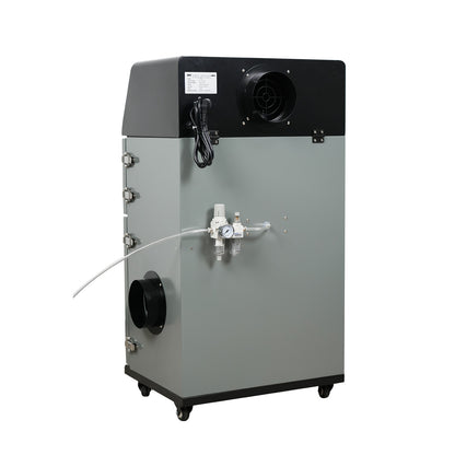 ZAC Smoke Purifier 1200W Laser Solder Fume Extractor Automatic Pulse Jet Cleaning  Smoke Absorber for Laser Marker Engraver Cutter Welder