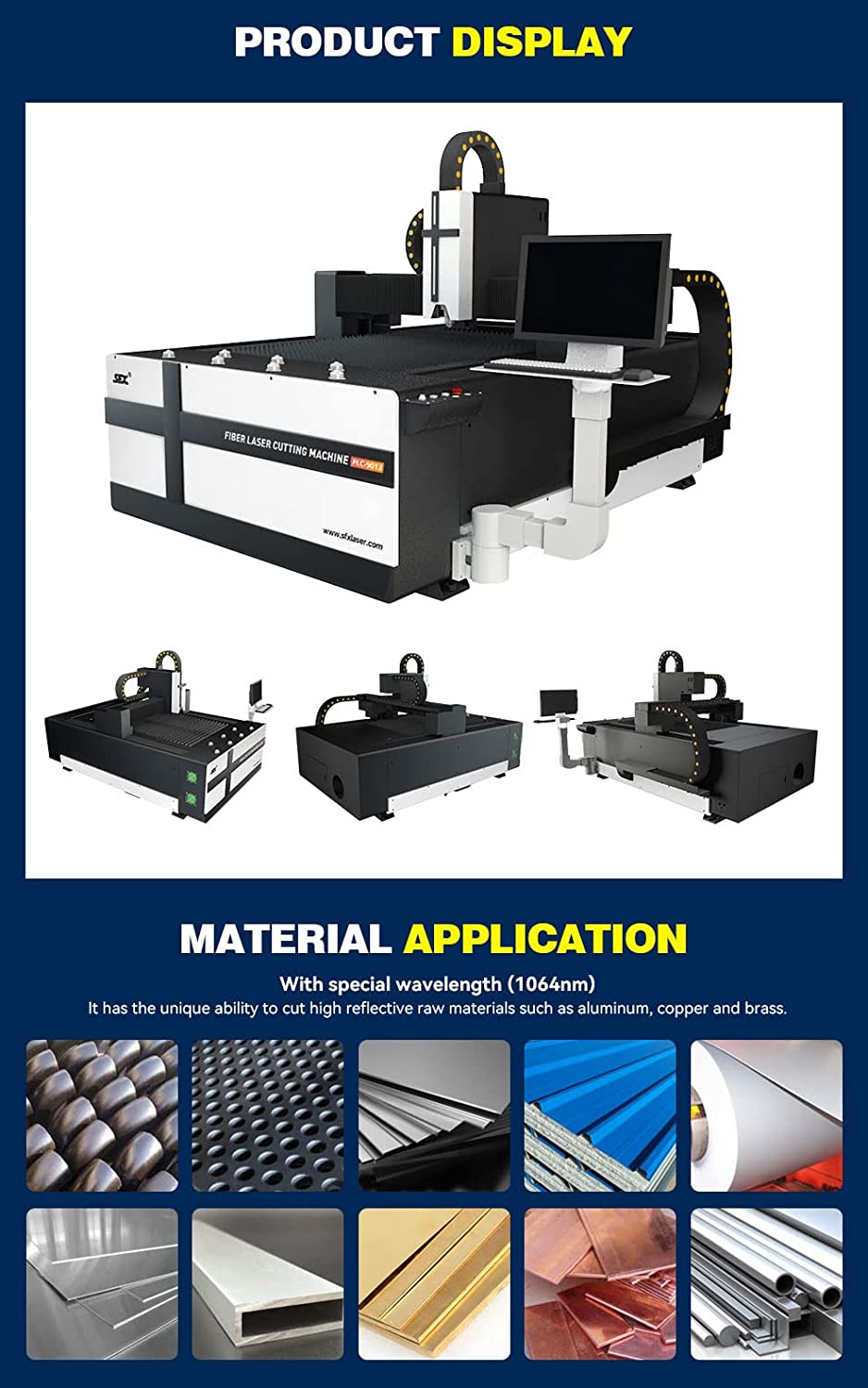 ZAC 2000W Fiber Laser Cutting Machine 380V Fiber Laser Cutter Max for ...