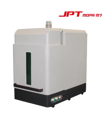 Boîtier ZAC 20W/30W/60W/80W/100W YDFLP-E-M7-MR JPT MOPA M7 graveur Laser à Fiber Machine de marquage Laser EZCAD2.0