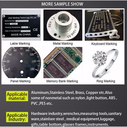 ZAC Desktop-Lasergravurmaschine JPT 20W/30W/50W Laserbeschriftungsmaschine mit integriertem Computer und EZCAD2.0