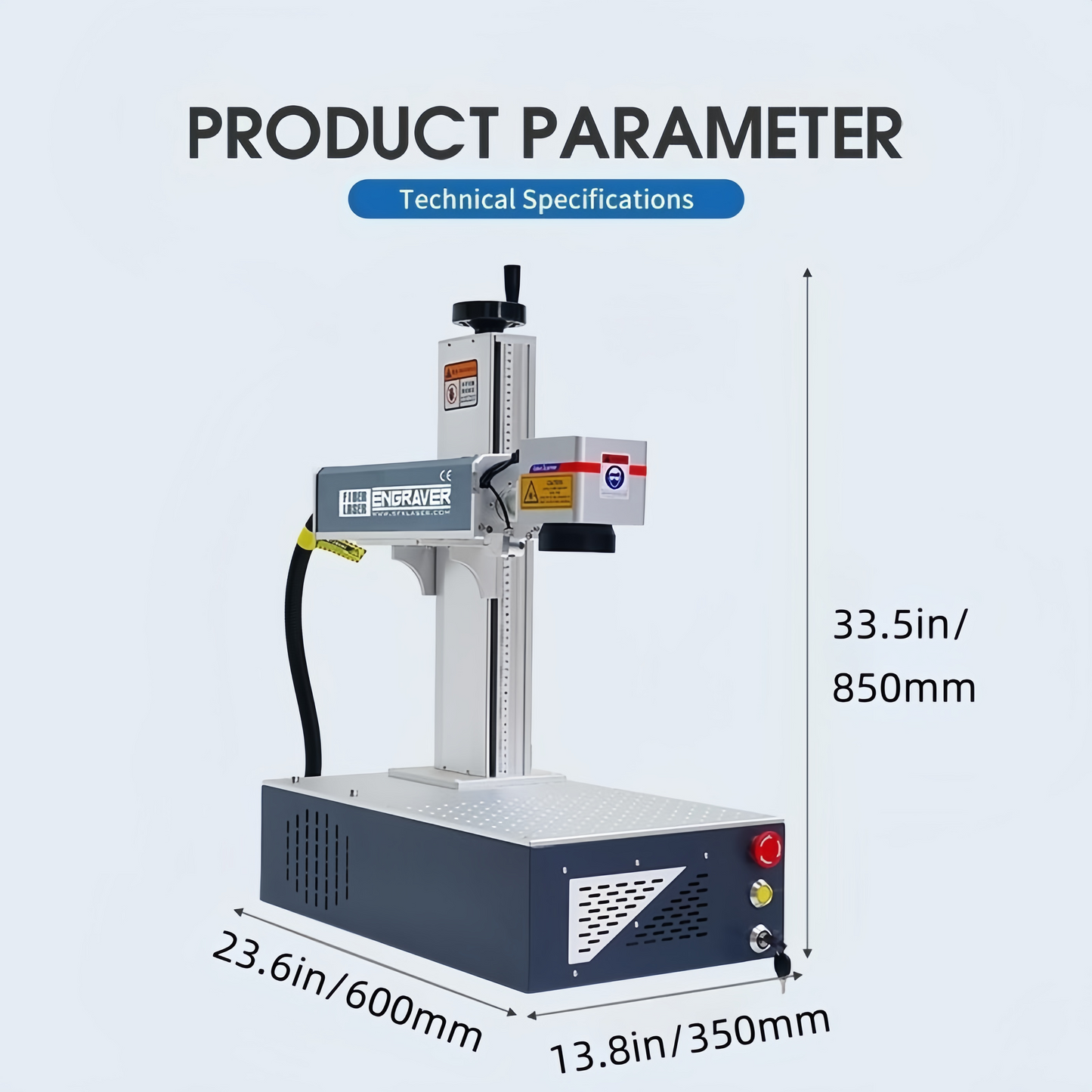 Graveur Laser à Fiber ZAC, Machine de marquage Laser MAX, Machine de gravure Portable pour tous les matériaux métalliques et non métalliques