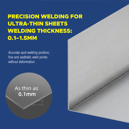 ZAC Portable Laser Spot Welder 300W Handheld Air-Cooled Welding Machine 0.1–1.5mm Ultra Thin Sheet Welder