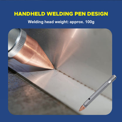 ZAC Portable Laser Spot Welder 300W Handheld Air-Cooled Welding Machine 0.1–1.5mm Ultra Thin Sheet Welder