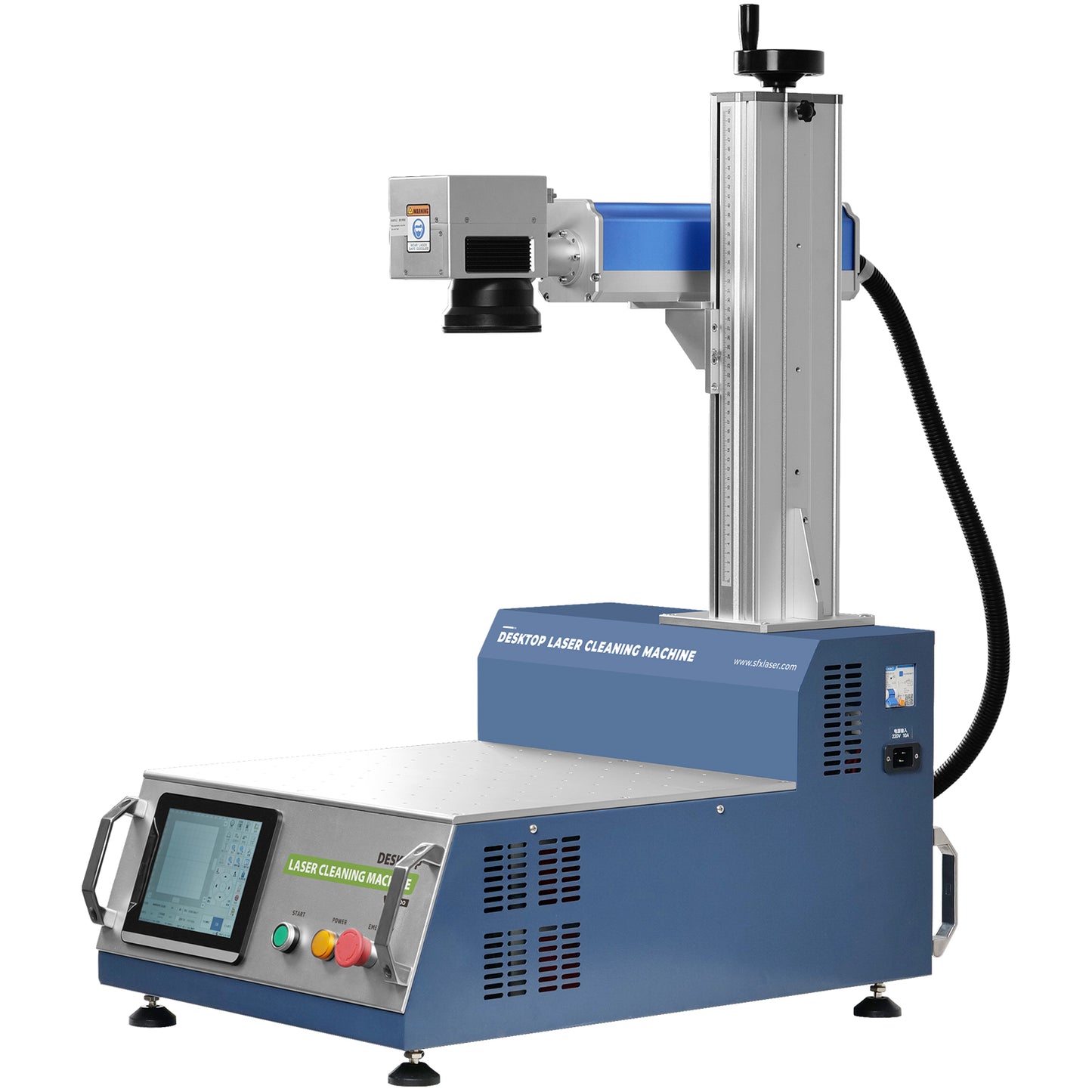 ZAC 200W Desktop Laser Rostentfernung Massenreinigung Schweißen für Öl Rost Lackbeschichtung