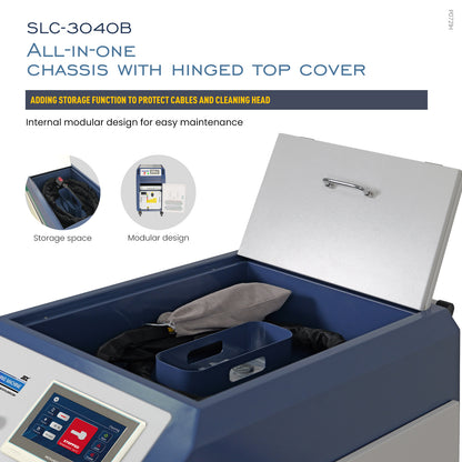 ZAC 2000W 3000W Laser Cleaning Machine 250mm-400mm Wide Scan Width Laser Cleaner for Metal Rust Coating Painting (Double Wobble)