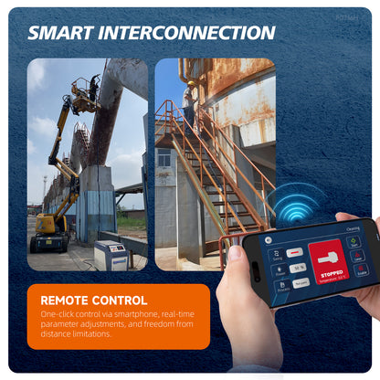 ZAC 2000W 3000W Laser Cleaning Machine 250mm-400mm Wide Scan Width Laser Cleaner for Metal Rust Coating Painting (Double Wobble)